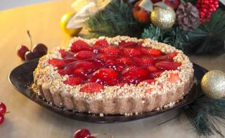 Torta de Morango - Médio